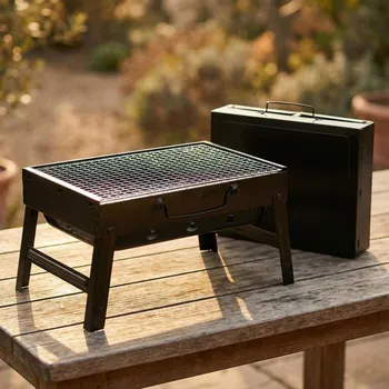 Zahradní gril Přenosný skládací gril Tadar 35 × 27,5 × 19,5 cm