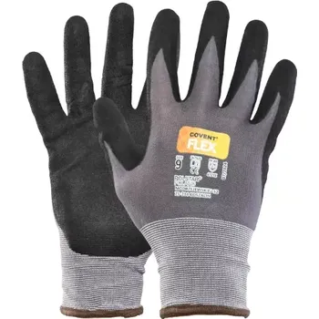 Pracovní rukavice Polstar Covent FLEX rukavice Black/Grey 8-11