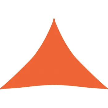 Stínicí plachta vidaXL Stínící plachta 160 g/m2 oranžová 4 x 4 x 4 m HDPE