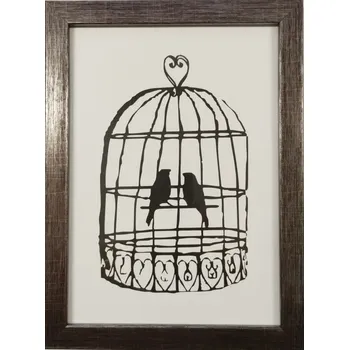 Rám na obraz Bondecor Fotorám - plastový strukturovaný, lišta 1611, kovový Velikost: 20x20