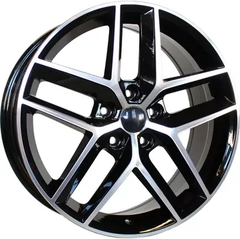 Alu kolo Alu kola Racing Line B1426, 18x7.5 5x112 ET51, černá + leštění