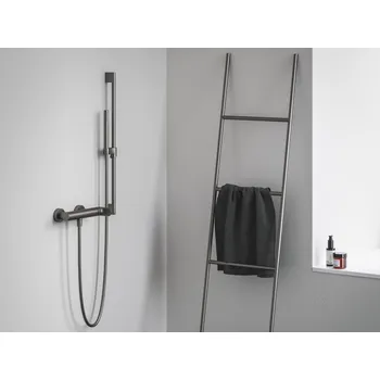 Vodovodní baterie Ravak EL 032.20GB Sprchová nástěnná baterie bez sprchového setu, Graphite Brushed