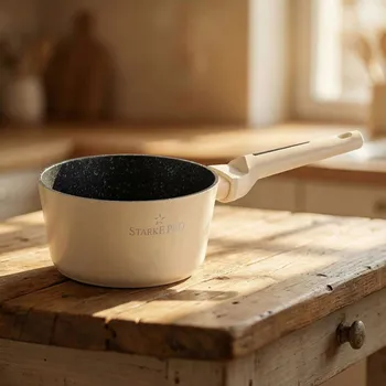 Hrnec Hliníkový rendlík s nepřilnavým povrchem STARKE PRO BRULE 1,4 l