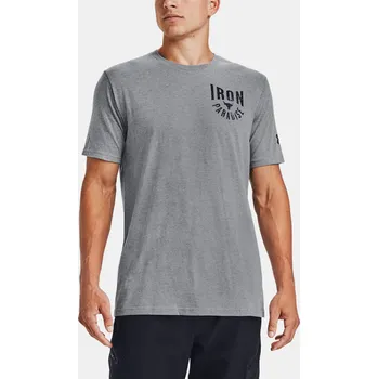 Pánské tričko Under Armour PJT ROCK IRON PARADISE SS 1357188-035 Šedá SM