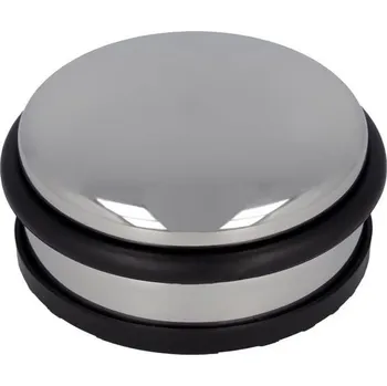 Westcott E-19001 00 Zarážka dveří kulatá Nerezová ocel 10 x 4 cm 1200 g Stříbrná