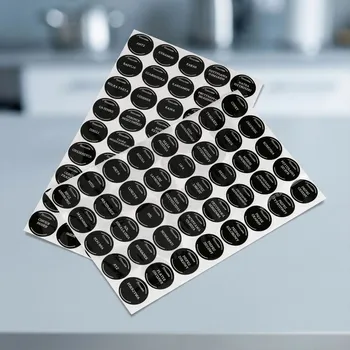 Sklenice Štítky / Nálepky na lahve, sklenice a nádoby TADAR 85 ks.