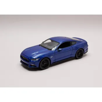 autíčko Ford Mustang GT 2015 modrá 1:24 Welly