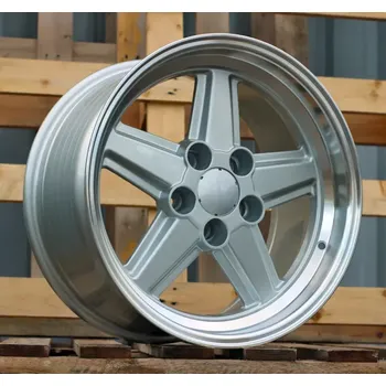 Alu kolo Alu kola Racing Line FD5938, 17x9 5x112 ET24, stříbrná + leštěný límec