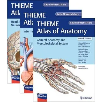 THIEME Atlas of Anatomy, Latin Nomenclature, Three Volume Set, Fourth Edition - Schuenke, Michael