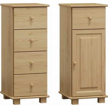 Komoda ImportWorld Komoda Milan - v100 x š40 x h47 cm (Barva dřeva: Olše)