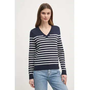 Pánské oblečení Svetr Tommy Hilfiger WW0WW40098 námořnická modř 59B, vel. M