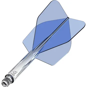 Šipka Mission Force 90 průhledné modré, standardní No6 letky a střední násadky