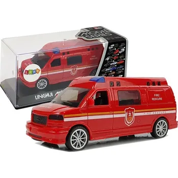 autíčko Mamido Natahovací hasičské autíčko červené