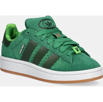 Dámské tenisky Dětské semišové tenisky adidas Originals CAMPUS 00s JS3778 zelená 77X, EUR 39 1/3