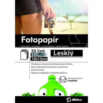 Fotopapír Alza Fotopapír 10x15 240g lesklý
