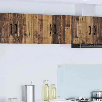 Organizace kuchyně vidaXL Kuchyňská skříň s policí 2 pcs Staré dřevo 30 x 31 x 40 cm