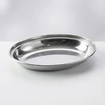 Nerezový talíř GALART 17 x 12 cm