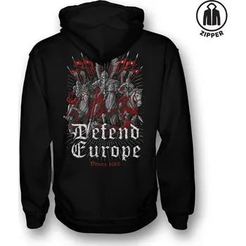 Dámská mikina Naav DEFEND EUROPE - HUSAŘI 1683 mikina, zipper