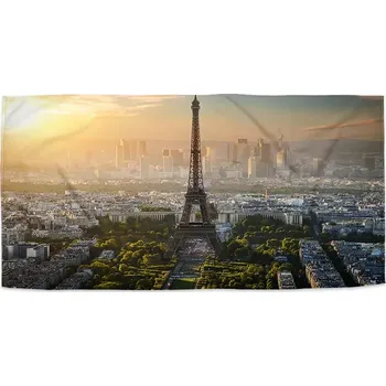 Osuška Sablio Ručník Paříž Eifellova věž Skyline - 30x50 cm