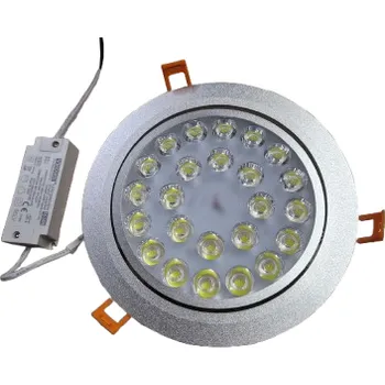 Bodové svítidlo LEDSVITI OT524-8inch-60 LED vestavné bodove svítidlo 24x 1W studená bílá