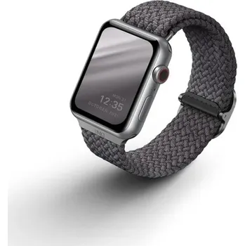 Elektronika UNIQ Aspen Braided řemínek pro Apple Watch 45/44/42mm šedý