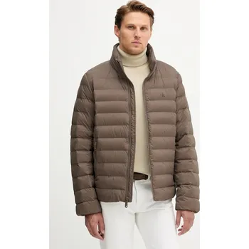 Pánská větrovka Bunda Calvin Klein Jeans LV04RC511G hnědá 98X, vel. S