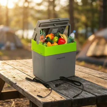 Autochladnička Elektrická chladnička na cesty 12 V 230 V Konighoffer Frozen 30 l