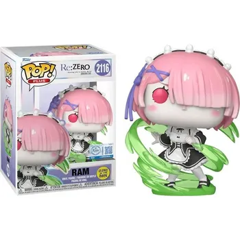 Figurka Funko POP! #2116 Animation Plus: Re:ZERO - Ram (Wind Magic) (GITD)