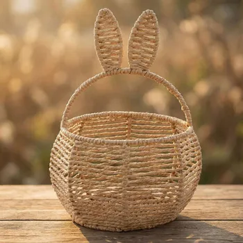 Nákupní košík Pletený košík s uchy 18 x 30 cm