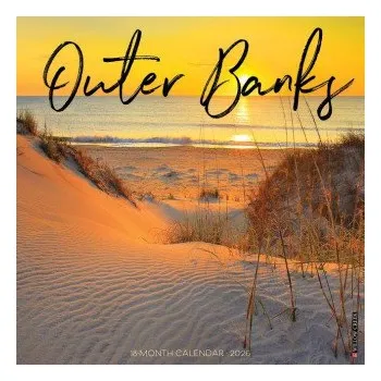 Kalendář Outer Banks 2026 12 X 12 Wall Calendar (EN)