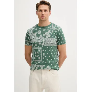 Pánská móda Bavlněné tričko Polo Ralph Lauren 710974593 zelená 77X, vel. S