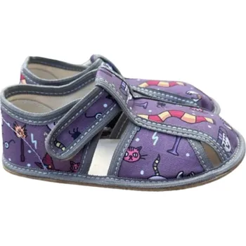 Dívčí bačkory Barefoot bačkory s průřezy - Wizzard, Baby bare shoes Velikost: 28
