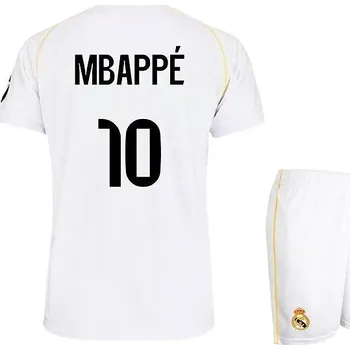 Míčový sport Dětský dres replika Real Madrid 2025/26 Mbappé bílý 128