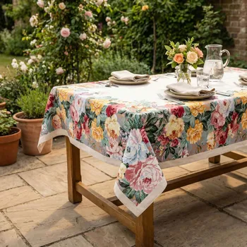 ubrus Ubrus s květy TANZANITA 137×180 cm