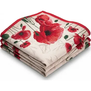 ubrus Ubrus s červenými máky CAYETANA 97 × 100 cm