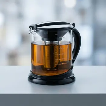 Konvice na čaj Skleněná konvice TADAR GEMS s pokličkou 1,8 l