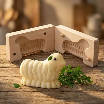 Dřevěná forma na máslo BERÁNEK