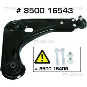 Zavěšení kol Řídicí páka, zavěšení kol Triscan A/S 8500 16543