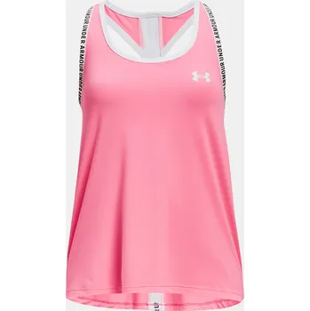 Dívčí tričko Dívčí tílko Under Armour UA Knockout Tank 1363374-640 Růžová YLG