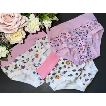 Dětská móda Dívčí kalhotky ALVADA B9606 set 5 (Velikost 110)