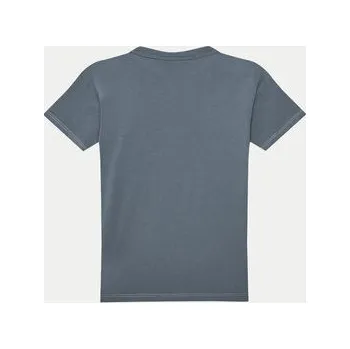 Pánská móda Napapijri T-Shirt Chamois NP0A4ILE S Modrá Regular Fit 12Y
