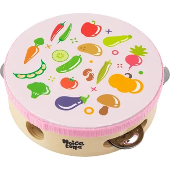 Perkuse Noicetone M D001-3 Pink 5,9" Tamburína s blánou (Jako nové)