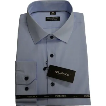 Pánská košile Pánská košile s dlouhým rukávem - střih SLIM - vzor F919 s prodlouženou délkou rukávu na výšku 188/194 cm - 40