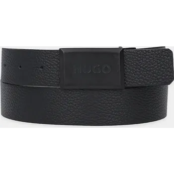 Módní doplněk Kožený pásek HUGO Garlond-B_Sr35_grp 50555040 hnědá 89X, vel. 90