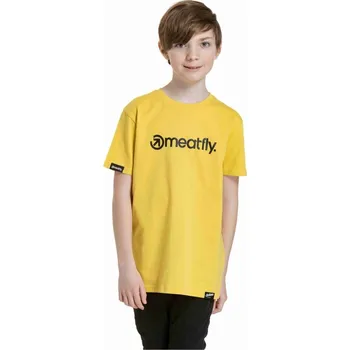 Dětská móda Dětské tričko Meatfly Bart žlutá 146