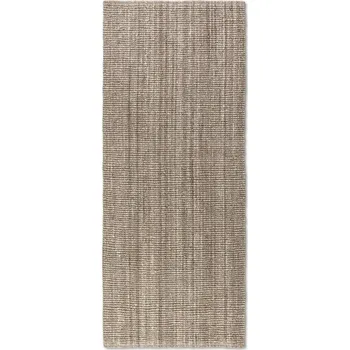 Koberec Hanse Home Běhoun Bouclé Jute 105975 Grey Brown Rozměry koberců: 80x200