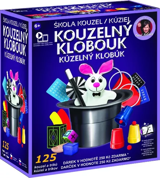 Škola kouzel Kouzelný klobouk - 125 kouzel (Kouzelnická sada)