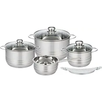 Hrnec Brillant Sada hrnců 4 ks, nerezové ELO BASIC 22905 Indukce