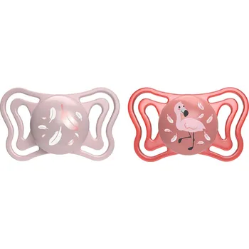 dudlíky CHICCO Šidítko Physio Light silikonové růžové 6-16m, 2 ks