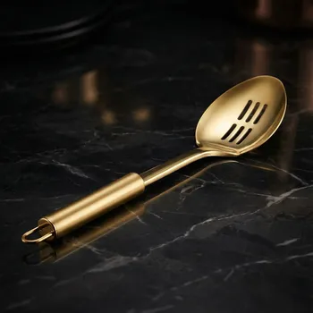 Příbor Kuchyňská lžíce s otvory z nerezové oceli KONIGHOFFER AMBER 31,5 cm